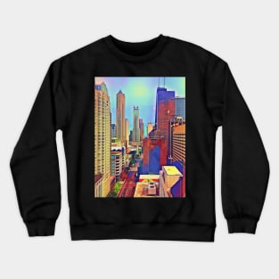 Michigan Avenue in Chicago Crewneck Sweatshirt